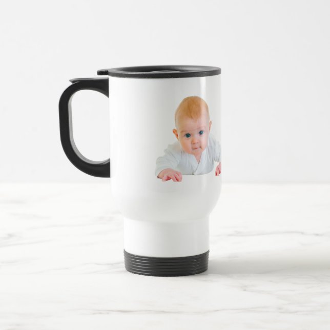 Térmica Design da sua própria caneca de fotos do bebê (Esquerda)