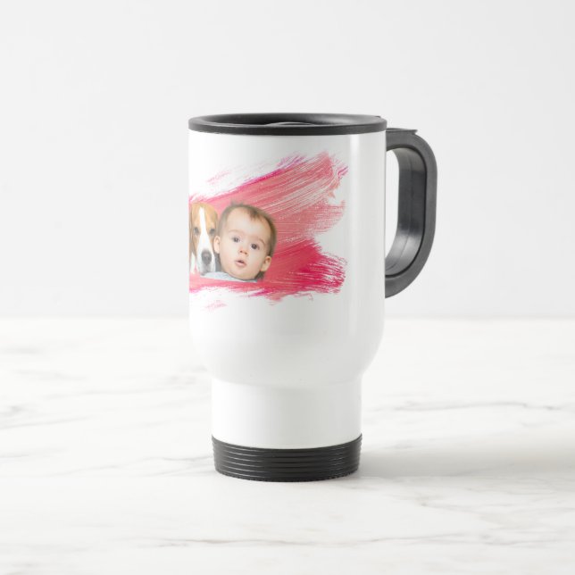 Térmica Design da sua própria caneca de fotos do bebê (Frente Esquerda)