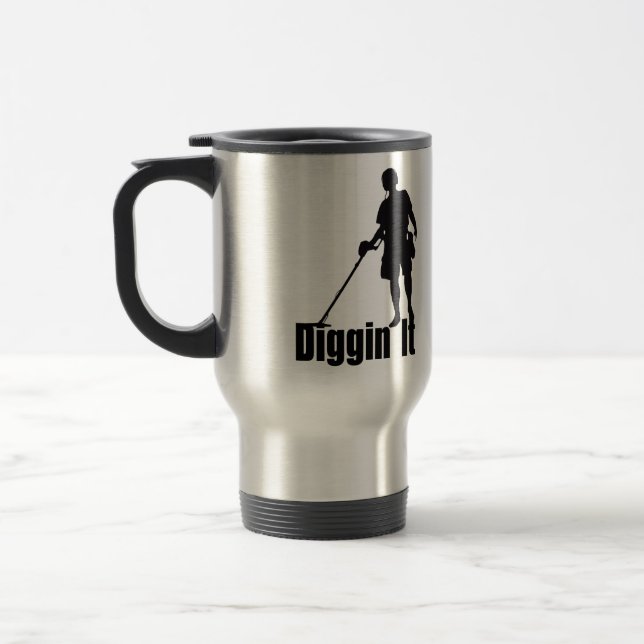 Térmica detector de metais, prospector, caneca do caçador (Esquerda)