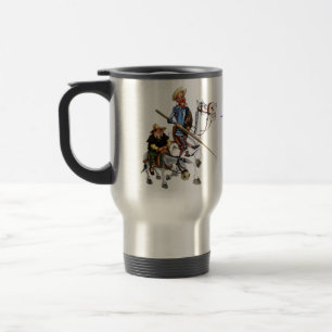 Térmica DON QUIJOTE, SANCHO, Taza - caneca de Cervantes