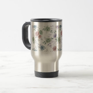 Térmica Elegante Invólucro de Caneca com Flores – Personal