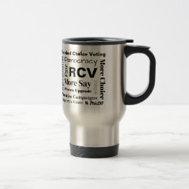 Térmica Escolha Classificada Palavras de Votação caneca de