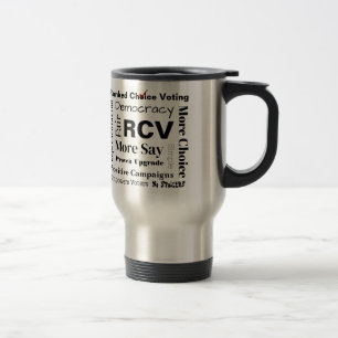 Térmica Escolha Classificada Palavras de Votação caneca de