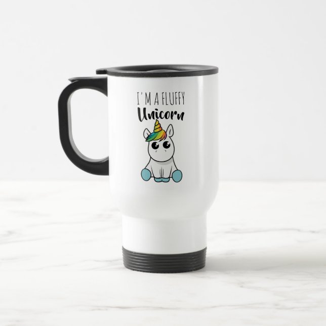 Térmica Eu sou um canalha de café da Unicórnio com caneca  (Esquerda)