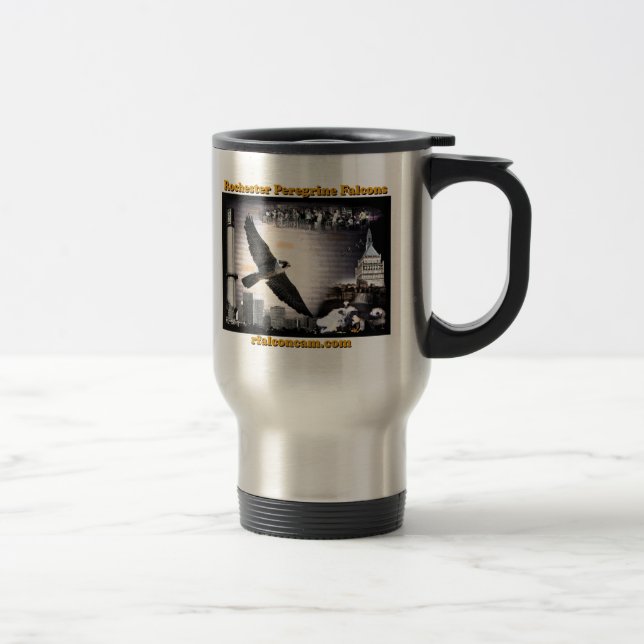Térmica Falcons de peregrino de Rochester da caneca de (Direita)