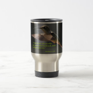 Térmica Fé do resto do colibri da caneca de viagem………