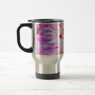 Térmica Feliz Feliz Feliz Aniversário para Você! Caneca de