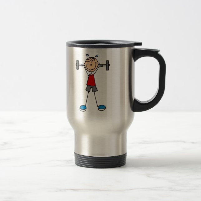 Térmica Figura caneca da vara do levantamento de peso (Direita)