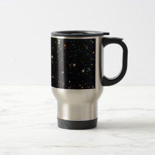 Térmica Galáxias distantes em uma caneca do viagem