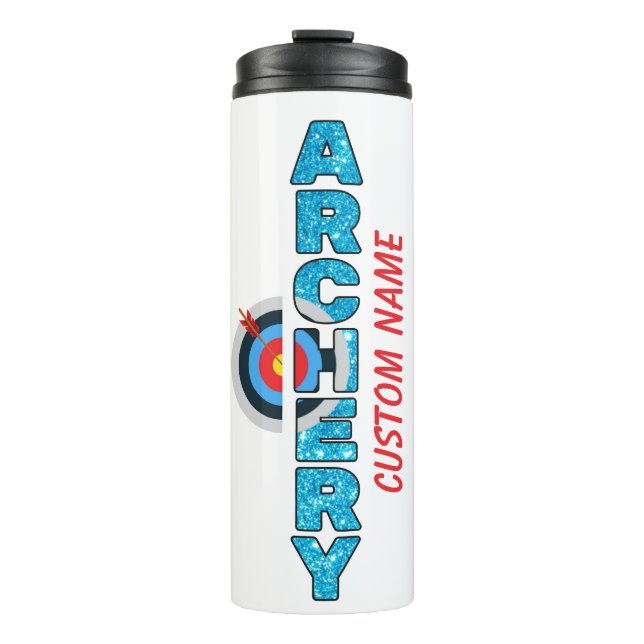 Térmica Garrafa de água-alvo personalizada (Frente)