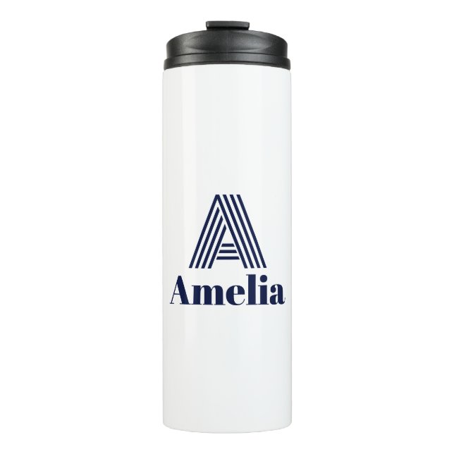 Térmica Garrafa de Água com Nome Personalizado (Frente)
