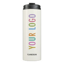 Garrafa de Água Isolada Ecru com Logotipo da Empre