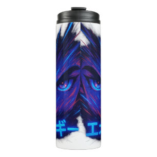 Térmica Garrafa Energética dos Olhos Animes - Legal Neon M