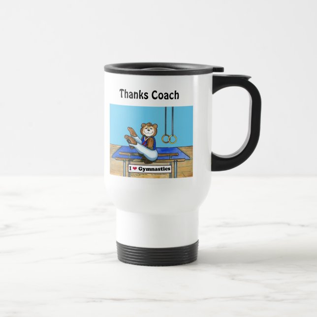 Térmica Ginástica masculina - caneca para o treinador (Direita)