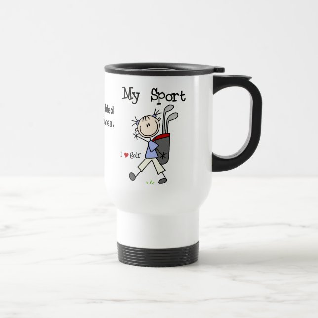 Térmica Golfe customizável minha caneca do esporte (Direita)