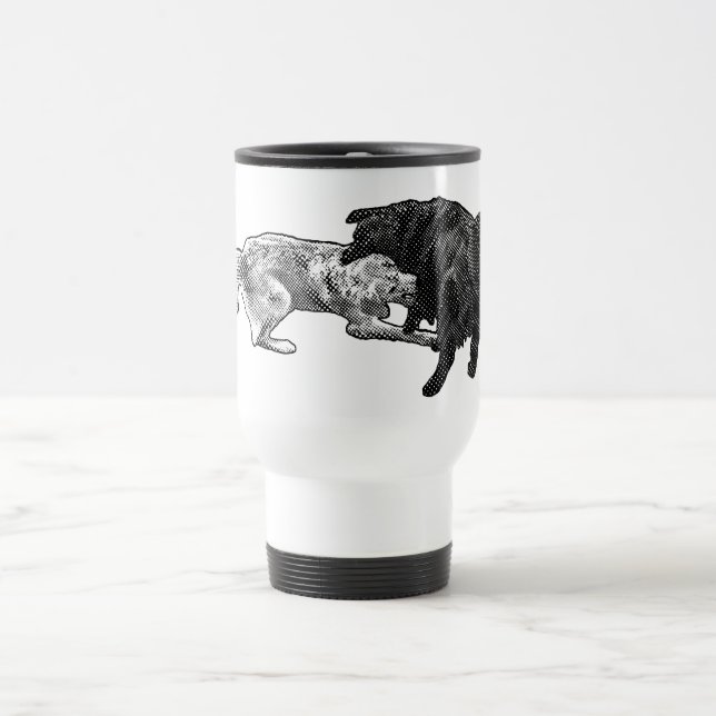 Térmica Gols Cômicos, Caneca de Alegria Manchada (Centro)