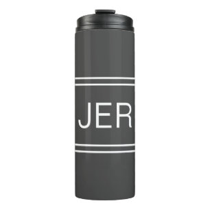 Térmica Iniciais Monogramadas Garrafa para Bebidas de Viag