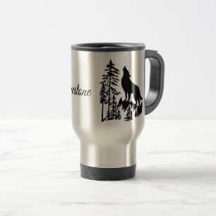Térmica Lobo caneca de viagem-Yellowstone