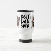 Melhor pai do mundo caneca preta moderna com duas 
