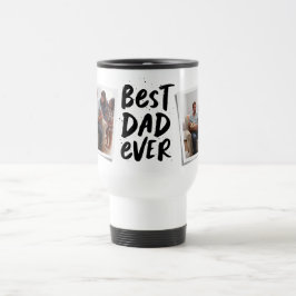 Térmica Melhor pai do mundo caneca preta moderna com duas