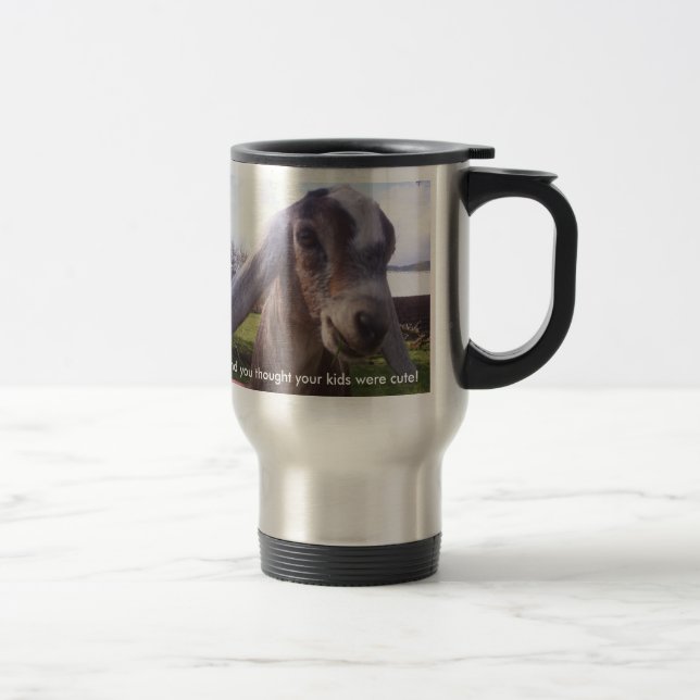 Térmica Meu bebê é uma caneca nubian da cabra da leiteria… (Direita)