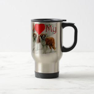 Térmica Mim coração minha caneca de St Bernard