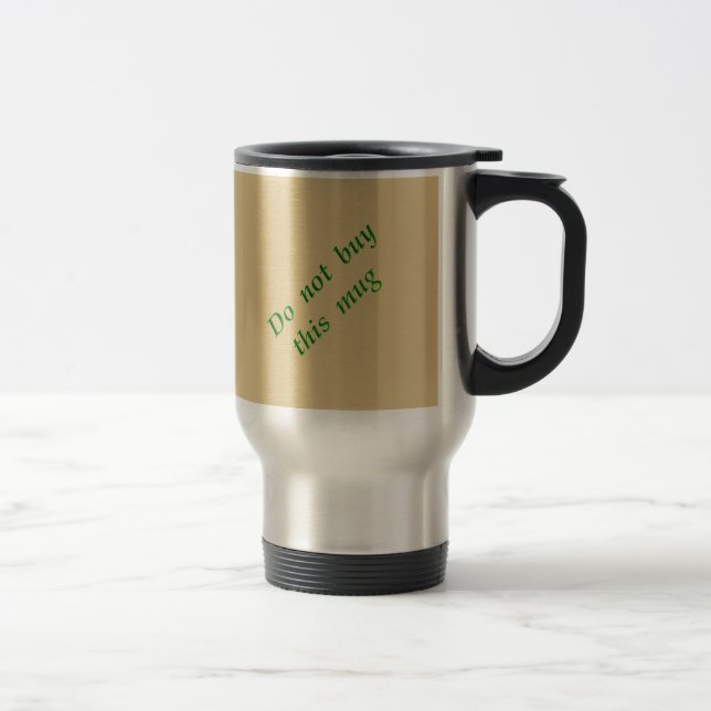 Térmica Não comprar esta caneca (Direita)