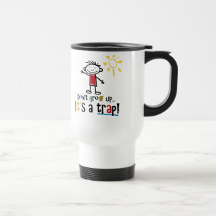 Térmica Não cresça acima a caneca