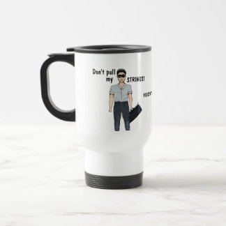 Térmica Não peguem minhas cordas! Caneca