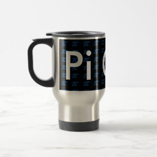 Térmica Nerd azul da HASTE da matemática da caneca do caf