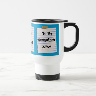 Térmica Notas do amor para a caneca da madrinha