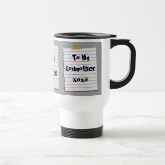 Térmica Notas do amor para a caneca da madrinha