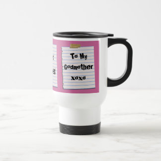 Térmica Notas do amor para a caneca da madrinha