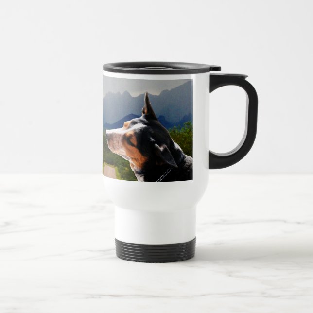 Térmica O gado persegue na frente da caneca da cabeça AZ (Direita)