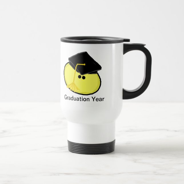 Térmica O ícone da graduação personaliza-o!  Caneca (Direita)