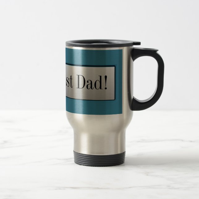 Térmica O melhor pai do mundo! Caneca da placa de (Direita)