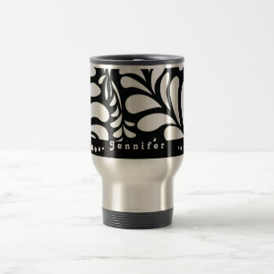 Térmica O preto personalizado modificação roda caneca de