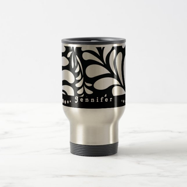 Térmica O preto personalizado modificação roda caneca de (Centro)