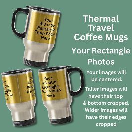 Térmica O seu comboio retangular fotografa na Caneca de vi