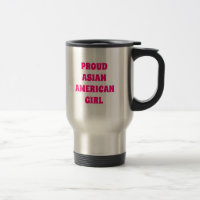 Orgulhosa garota asiática americana, Caneca de via