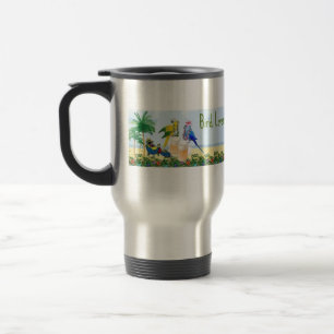 Térmica Os amantes do pássaro Uncaged a caneca da viagem