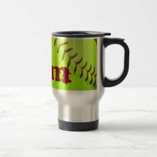 Térmica Passo rápido amarelo 8U 10U do softball caneca de