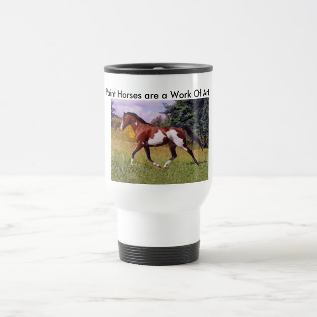 Térmica Pinte a caneca trotar do cavalo (Centro)