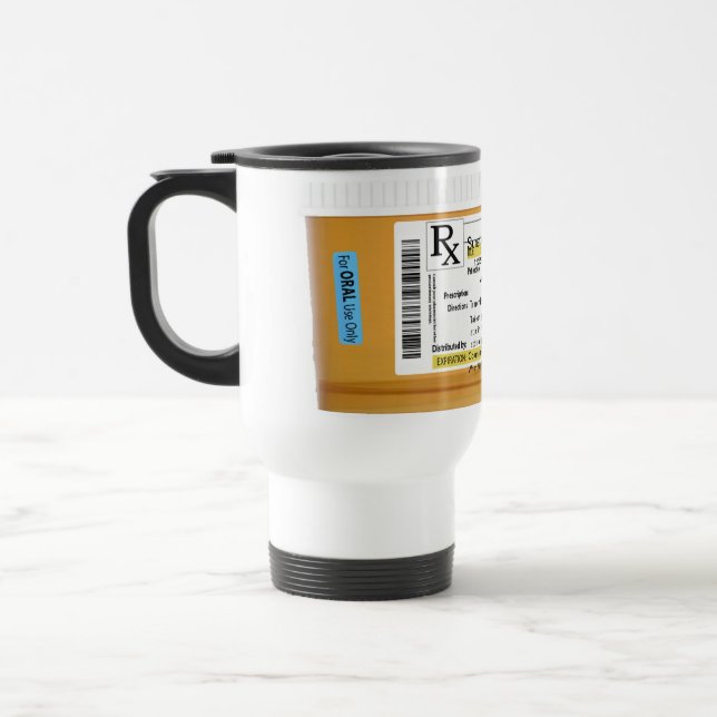 Térmica Prescrição customizável RX da caneca de café (Esquerda)