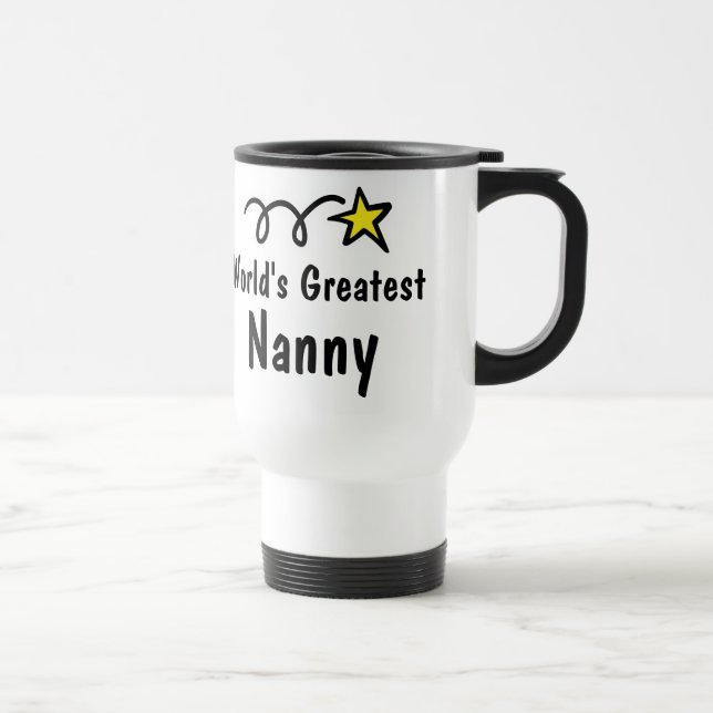 Térmica Presente da caneca de café do baby-sitter do mundo (Direita)
