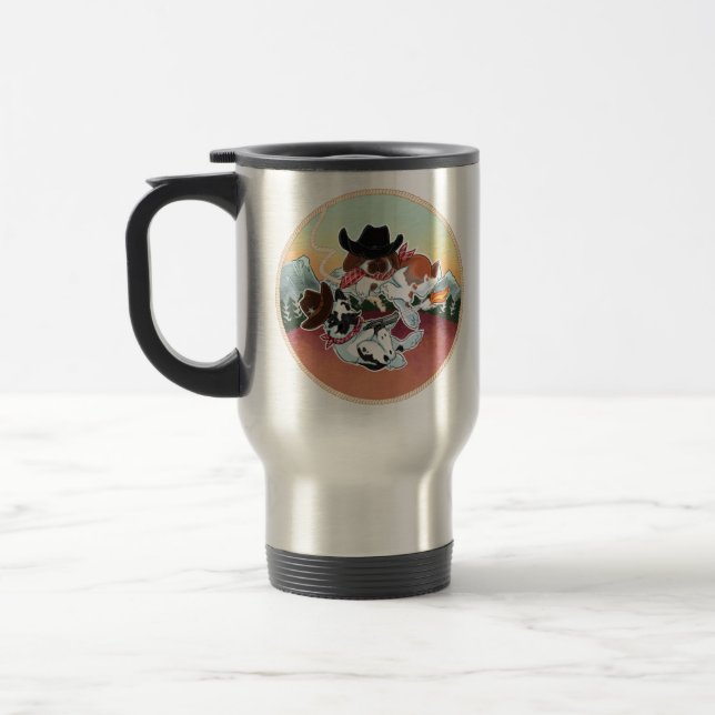 Térmica Prova final da montanha rochosa - caneca isolada (Esquerda)