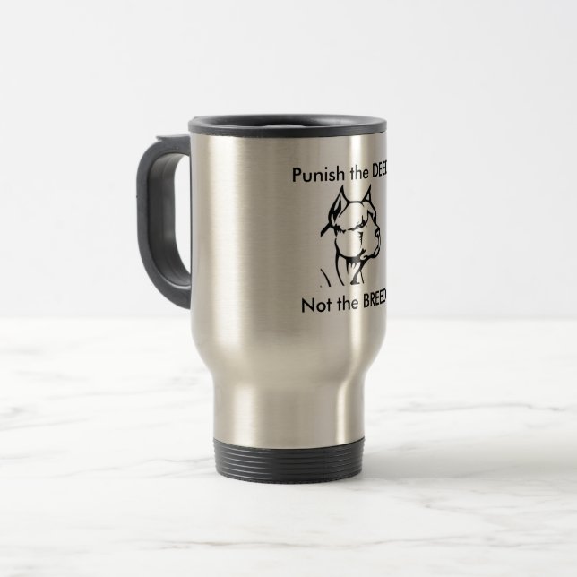 Térmica Puna a ação, não a caneca da raça (Frente Esquerda)