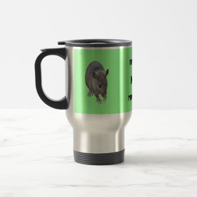 Térmica Ratos, Minha Pata De Canuca Desligada! Caneca de v (Esquerda)