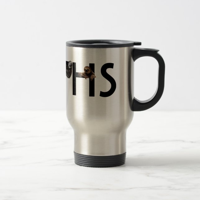 Térmica Regra das preguiças! Caneca da preguiça… (Direita)