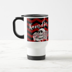 Térmica Rosa Gótico personalizado de 15 onças de caneca de